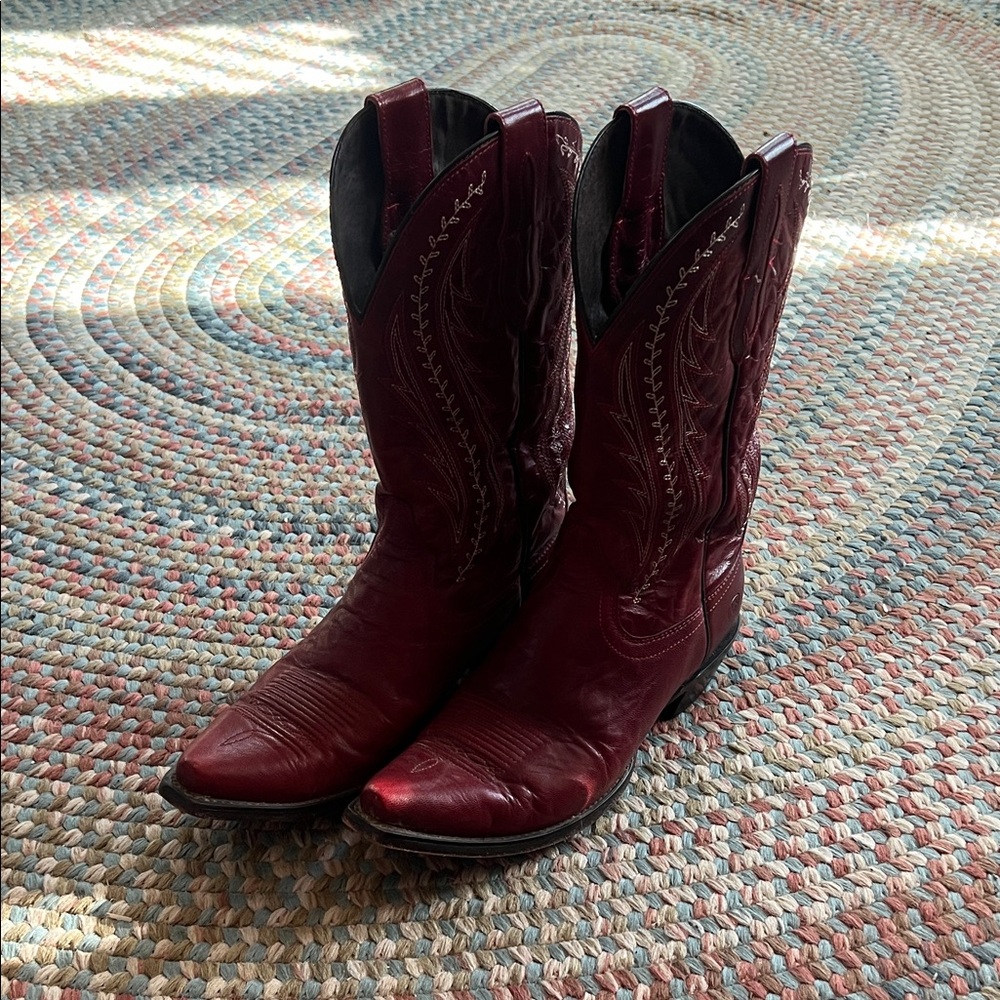 Red Western Cowboy Boots